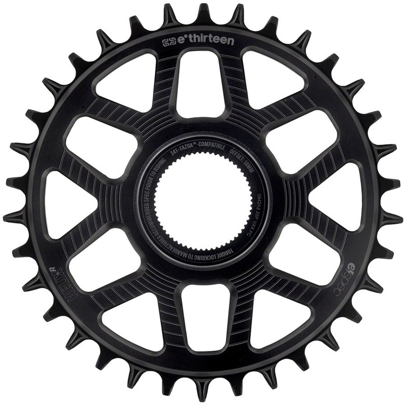 e*thirteen Helix Race e*spec  Chainring - Fazua Ride 60 Direct Mount 18mm Offset 32T 11/12 Speed BLK