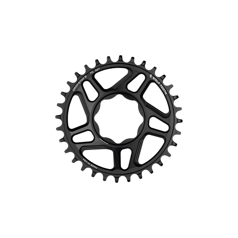 Wolf Tooth Trek TQ Direct Mount Chainring - Drop-Stop B 32T Black