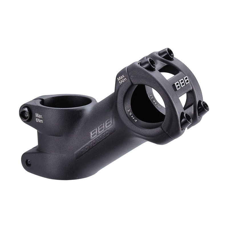BBB BHS-24 - HighRise MTB Stem 35 x 25.4mm (Black, 70mm)