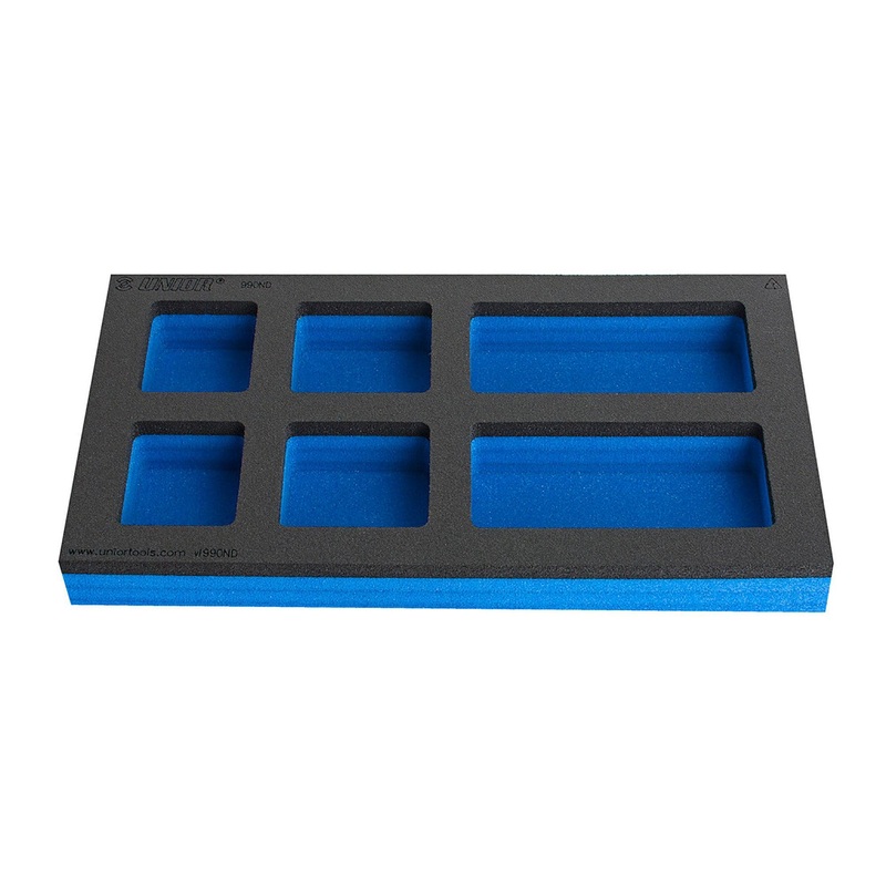Unior Sos Tool Tray With Compartment For Work Bench Narrow Tool Chest (6 Compartments):  205 X 376Mm