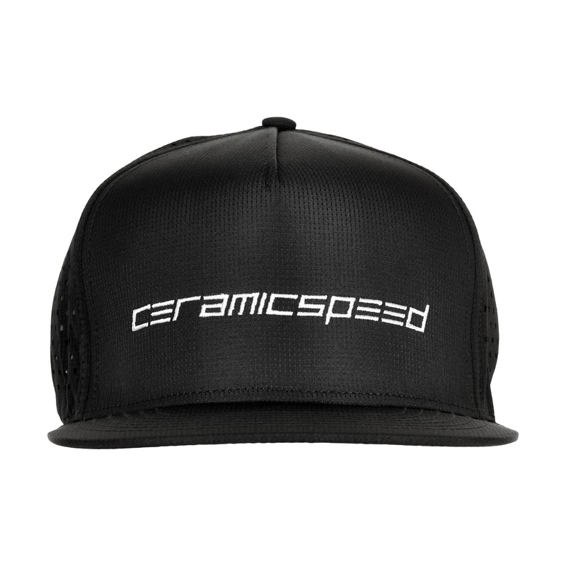 CeramicSpeed CeramicSpeed Flat Brim Cap (Black, One Size)