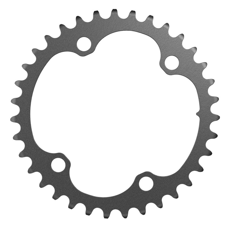 Sram Rival Axs Chain Ring Road 107Bcd 2X12 Black: Black 35T