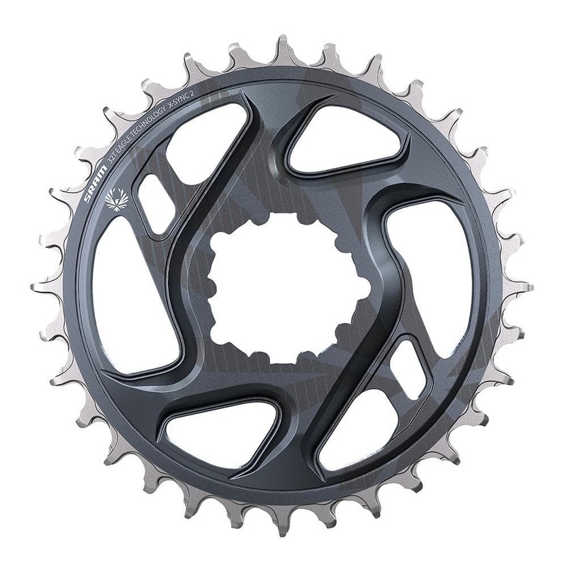 Chain Ring X-Sync 2 Direct Mount 3Mm Offset Boost Eagle Cold Forged (Finish Of Gx Eagle C1 Matches Crank Arms): Lunar Grey 32T