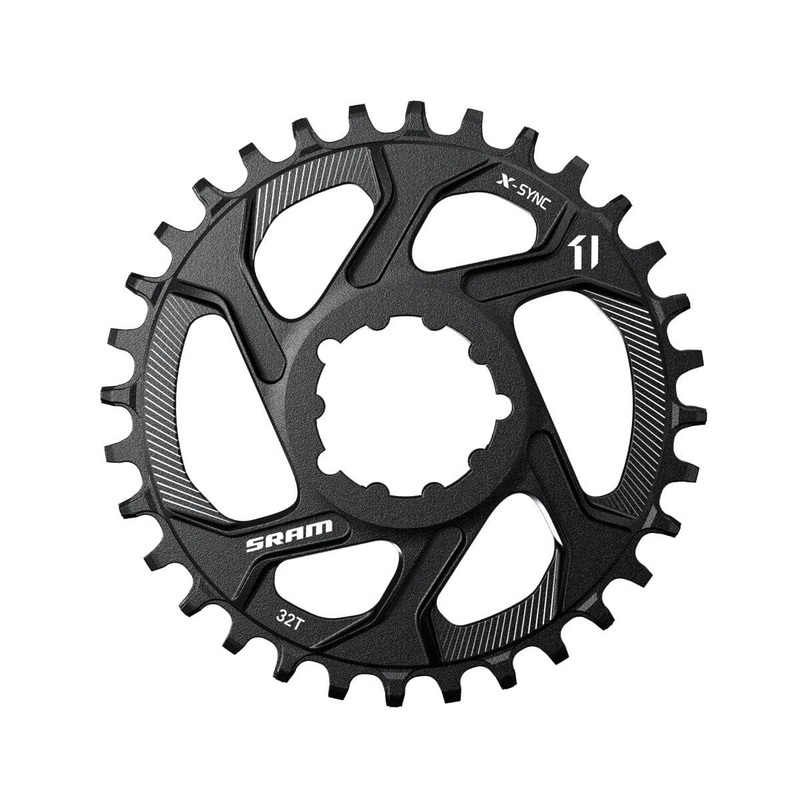 Sram Chain Ring X-Sync 1X11 28T Direct Mount 6 Degree Offset: Black 11Spd 28T