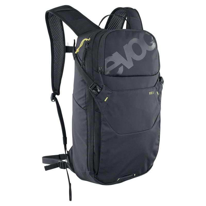 Evoc Ride Performance Backpack 8L + 2L Bladder 2021: Black 8L