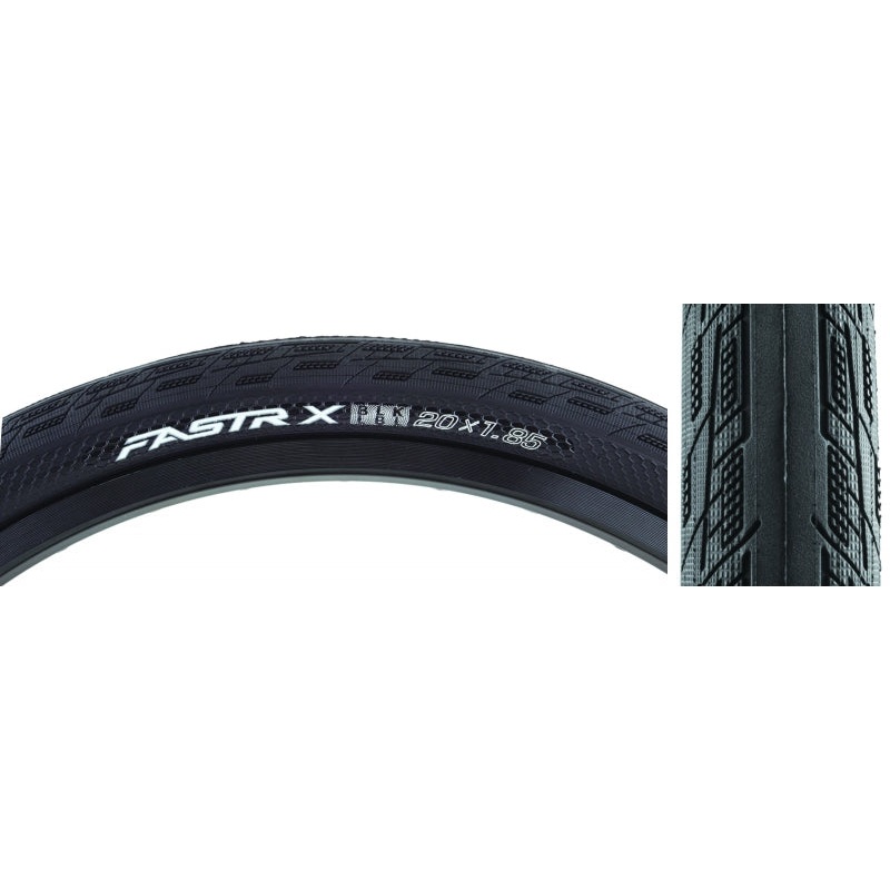 Tioga FASTR-X Tire - 20 x 1.85 Clincher Folding Black 120tpi