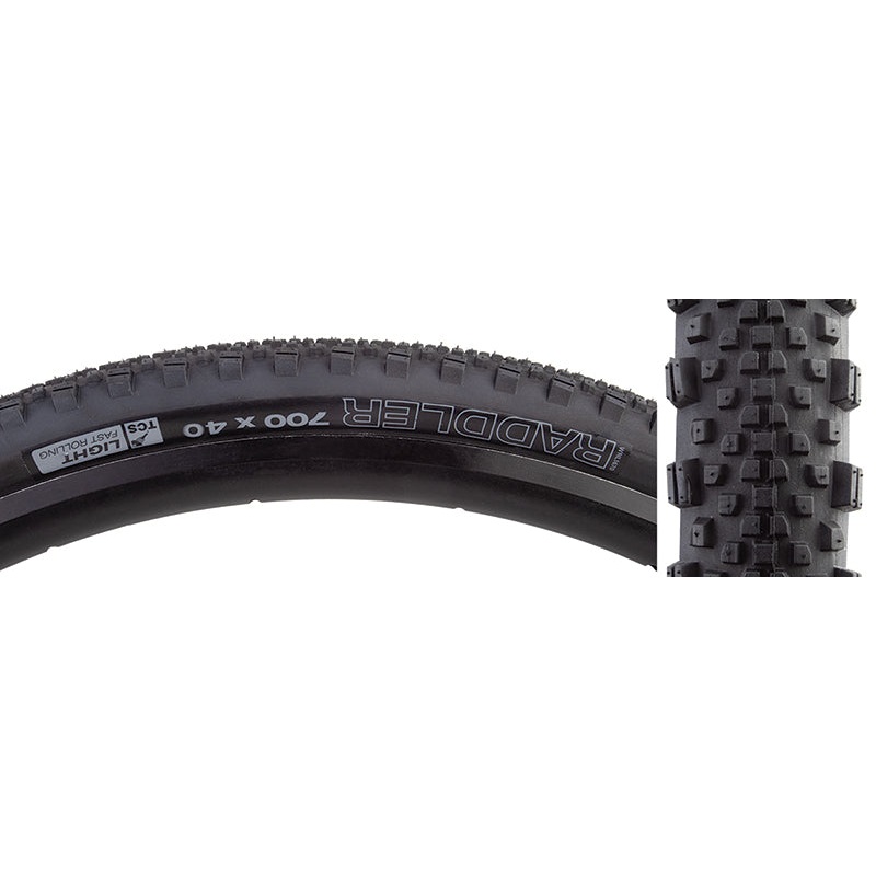 WTB Raddler Tire - 700 x 40 TCS Tubeless Folding Black Light Fast Rolling